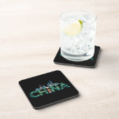 China Shanghai Temple Panda Getränkeuntersetzer (Rechte Seite)