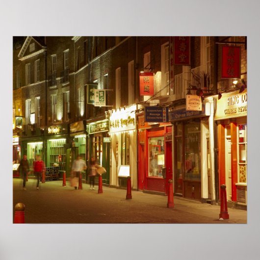 China, Soho, London, England, Vereinigtes Königrei Poster (Vorne)