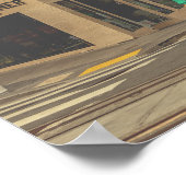 China Stadt mit traditioneller Architektur Poster (Ecke)