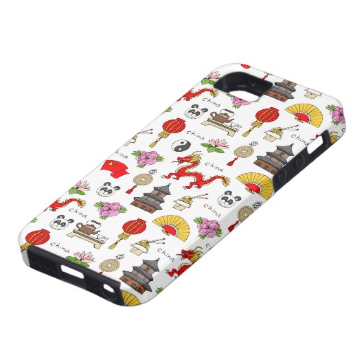 China-Symbol-Muster Case-Mate iPhone Hülle (unten)