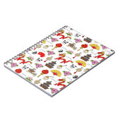 China-Symbol-Muster Notizblock (Linke Seite)