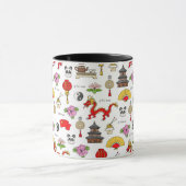 China-Symbol-Muster Tasse (Zentrum)