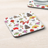 China-Symbol-Muster Untersetzer (Linke Seite)