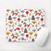 China-Symbolmuster Mousepad (Mit Mouse)