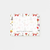 China-Symbolmuster Post-it Klebezettel (Vorderseite)