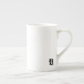 China Tasse Abstrakt Art Schwarz-weiß Gold (Rechts)