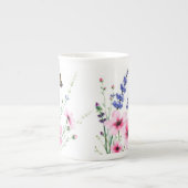 China - Tasse - Blume Feld, Schmetterlinge (Vorderseite)
