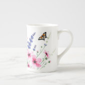 China - Tasse - Blume Feld, Schmetterlinge (Rechts)