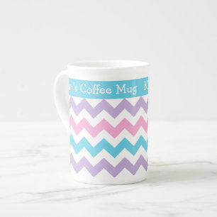 China Tasse für Personalisierung, Multicolor Chevr