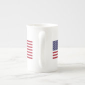 China-Tasse mit der Flagge der USA Porzellantasse (Rückseite)