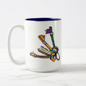 China Tasse morgens - Kaffee, Schlüssel, Handy Go! (Links)