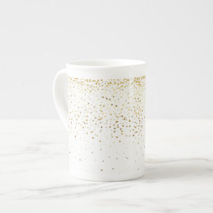 China Tasse Petite Golden Stars-White