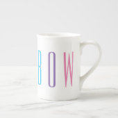 CHINA-Tasse RAINBOW Porzellantasse (Rechts)