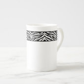 China-Tasse Zebra Print Porzellantasse (Vorderseite Rechts)