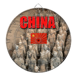 China Terracotta Army - Berufliches Foto Dartscheibe