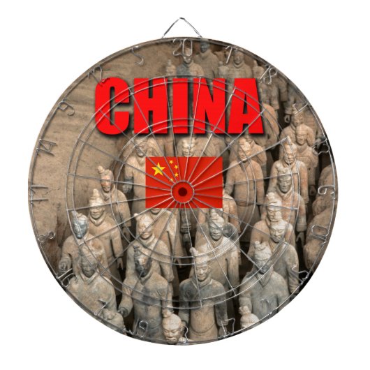 China Terracotta Army - Berufliches Foto Dartscheibe (vorne)