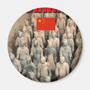 China Terracotta Army - Berufliches Foto Magnet