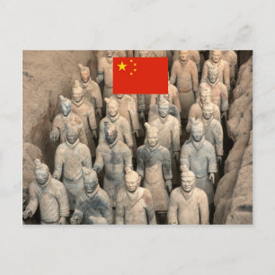 China Terracotta Army - Berufliches Foto Postkarte