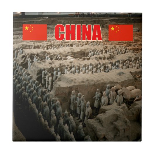 CHINA Terracotta Army Fliese (Vorderseite)