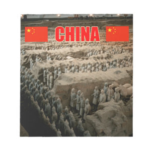 CHINA Terracotta Army Notizblock