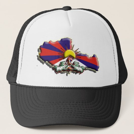 China: Tibet (3d) Truckerkappe (Vorderseite)