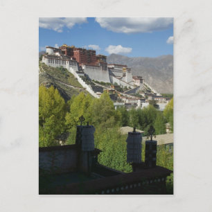 China, Tibet, Lhasa, Potala Palace 2 Postkarte