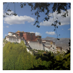 China, Tibet, Lhasa, Potala Palace Fliese