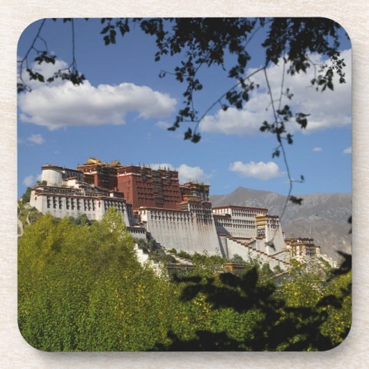 China, Tibet, Lhasa, Potala Palace Getränkeuntersetzer (Vorderseite)