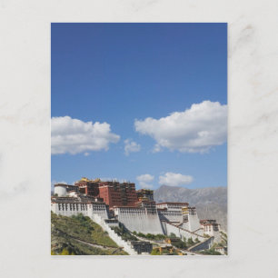 China, Tibet, Lhasa, Potala Palace Postkarte