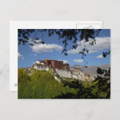 China, Tibet, Lhasa, Potala Palace Postkarte (Vorne/Hinten)