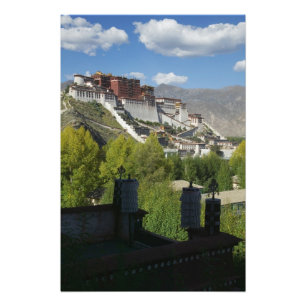 China, Tibet, Lhasa, Potala-Palast 2 Fotodruck