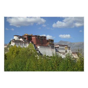 China, Tibet, Lhasa, Potala-Palast 3 Fotodruck