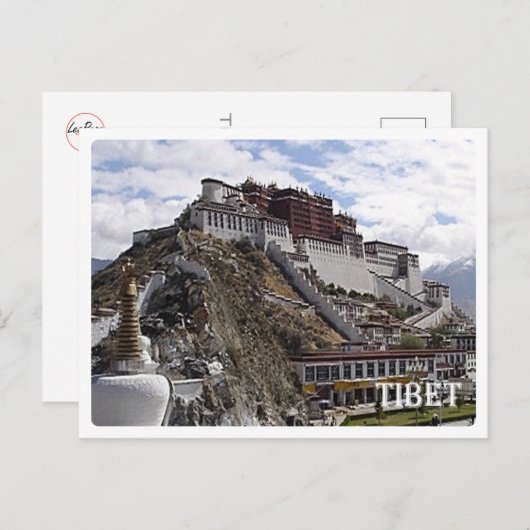 China - Tibet - Postkarte (Vorne/Hinten)