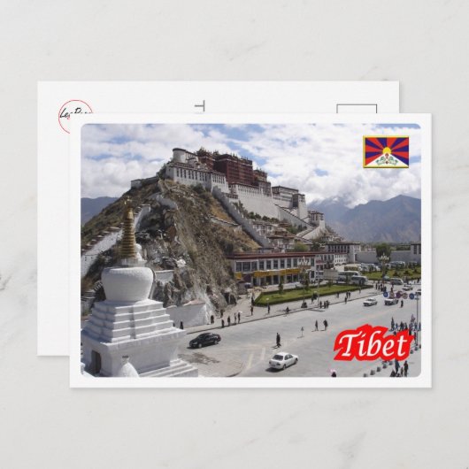 China - Tibet - Postkarte (Vorne/Hinten)