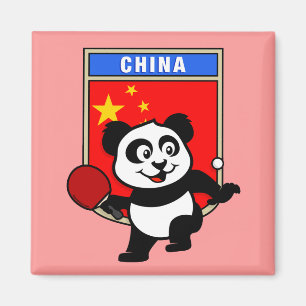 China Tischtennis Panda Magnet