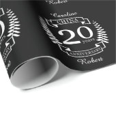 China Traditional wedding anniversary 20 years Geschenkpapier (Rolleneckpunkt)