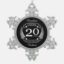 China Traditional wedding anniversary 20 years