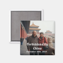 China Travel Custom Foto Souvenir Magnet