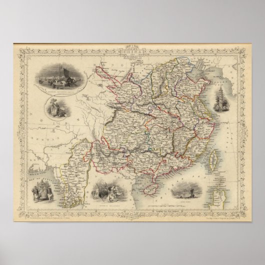 China und Burma Poster (Vorne)