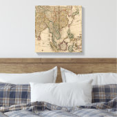 China und Indien Leinwanddruck (Insitu (Schlafzimmer))