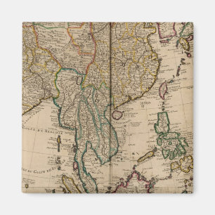 China und Indien Magnet