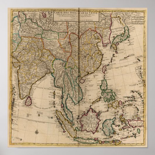 China und Indien Poster (Vorne)