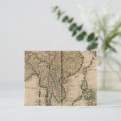 China und Indien Postkarte (Stehend Vorderseite)
