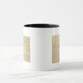 China und Japan Atlas Map Tasse (Zentrum)