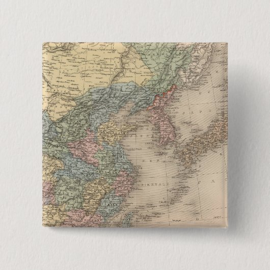 China und Korea Button (Vorderseite)