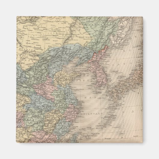 China und Korea Magnet (Vorne)