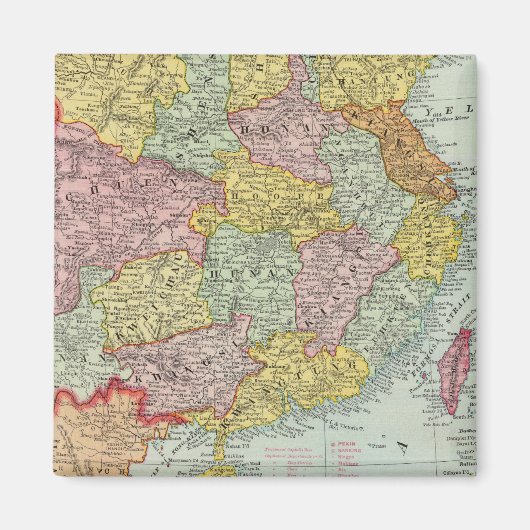 China und Malaysia Magnet (Vorne)