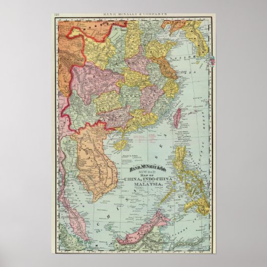 China und Malaysia Poster (Vorne)