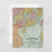 China und Malaysia Postkarte (Vorne/Hinten)