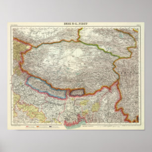 China und Tibet Poster